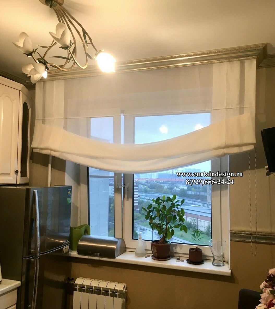римская штора, австрийская штора, штора для кухни